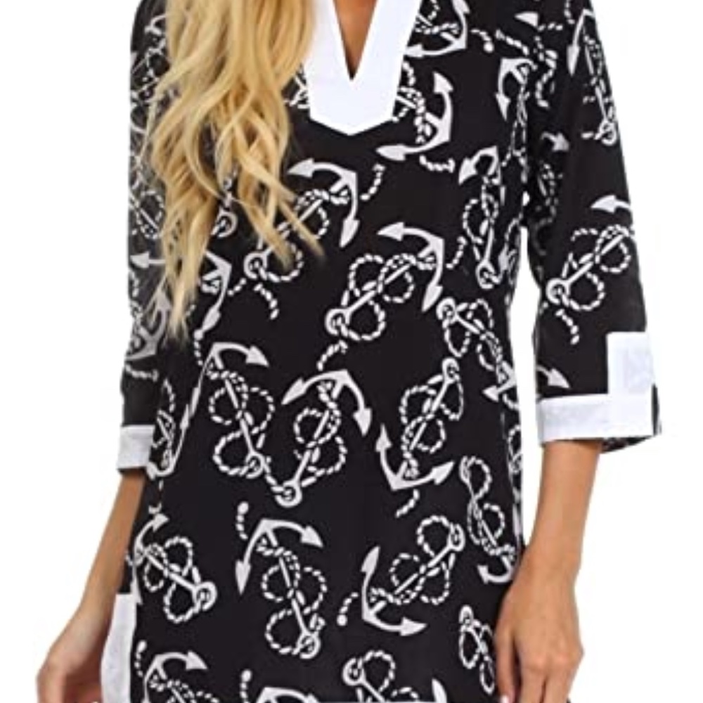 Spring Summer Tunic Top  NWT Size M